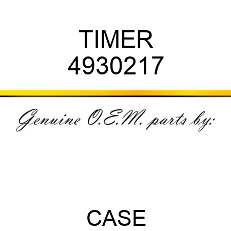 TIMER 4930217
