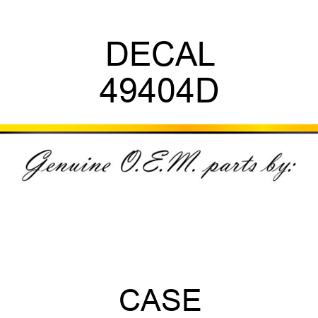 DECAL 49404D