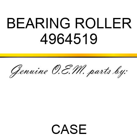 BEARING, ROLLER 4964519