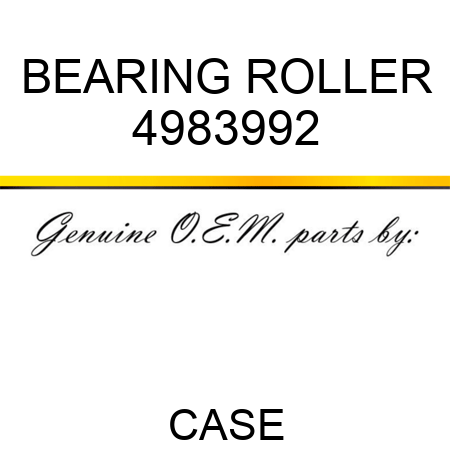 BEARING, ROLLER 4983992