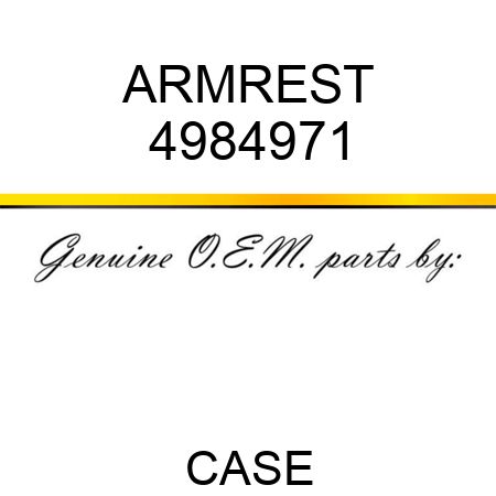 ARMREST 4984971