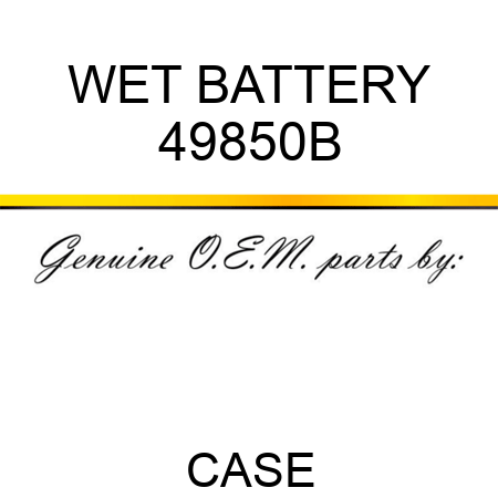 WET BATTERY 49850B