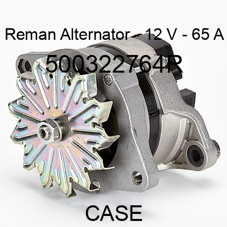 Reman Alternator - 12 V - 65 A 500322764R