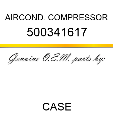 AIRCOND. COMPRESSOR 500341617
