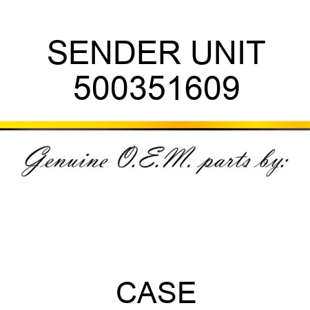 SENDER UNIT 500351609