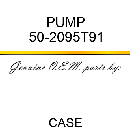 PUMP 50-2095T91