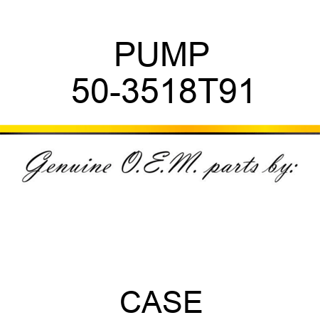 PUMP 50-3518T91