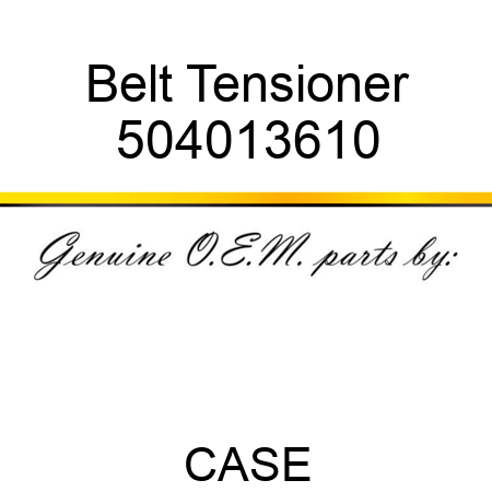 Belt Tensioner 504013610