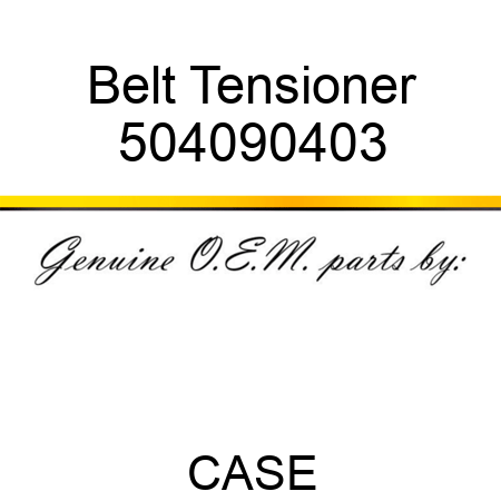 Belt Tensioner 504090403