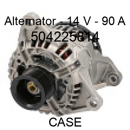 Alternator - 14 V - 90 A 504225814
