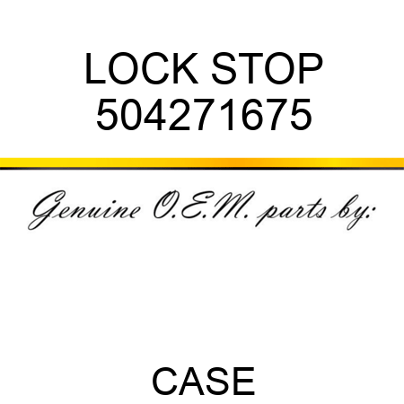 LOCK, STOP 504271675