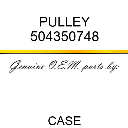PULLEY 504350748