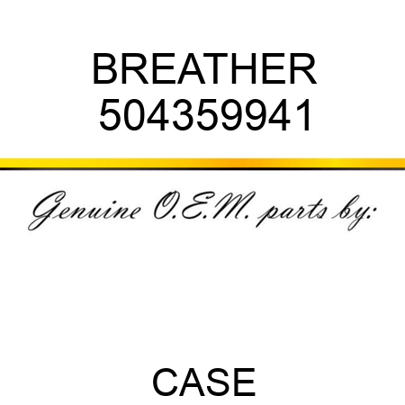 BREATHER 504359941