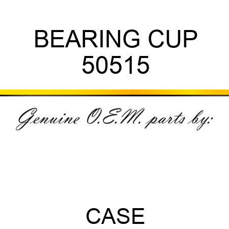 BEARING, CUP 50515