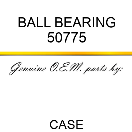 BALL BEARING 50775