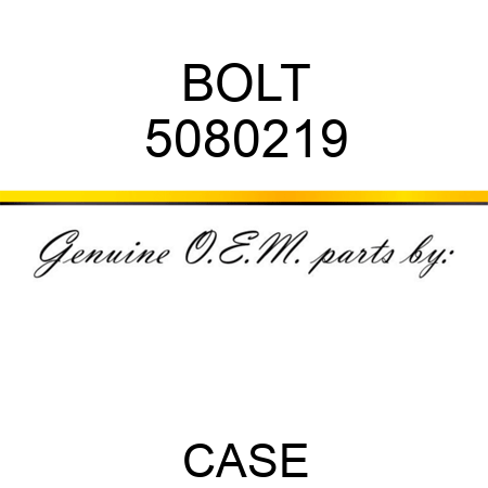 BOLT 5080219