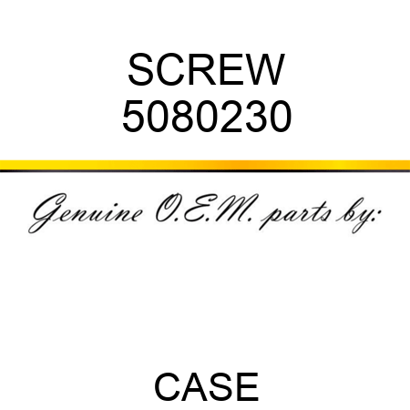 SCREW 5080230
