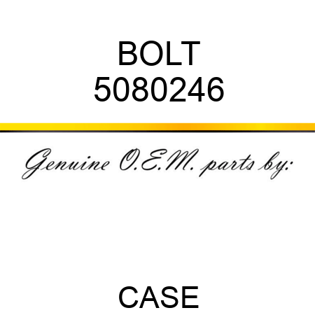 BOLT 5080246