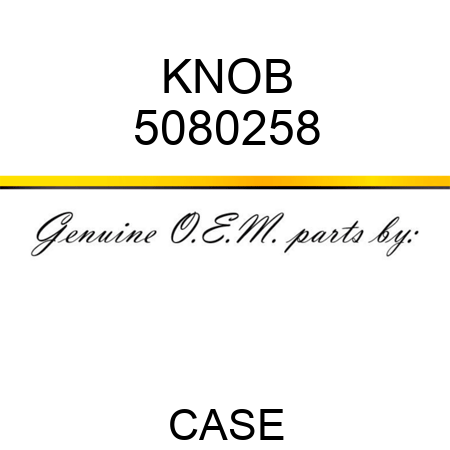 KNOB 5080258