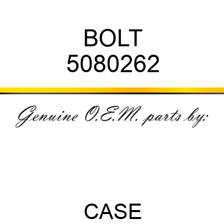 BOLT 5080262