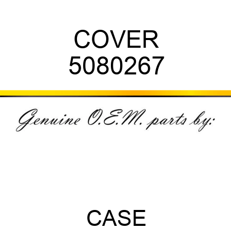 COVER 5080267