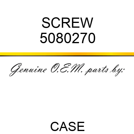 SCREW 5080270