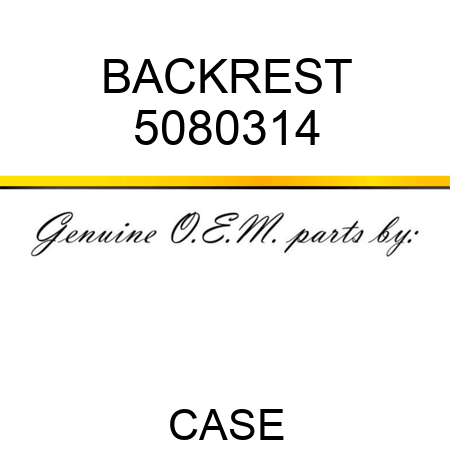 BACKREST 5080314