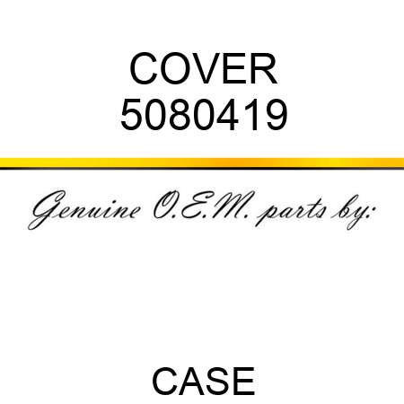 COVER 5080419