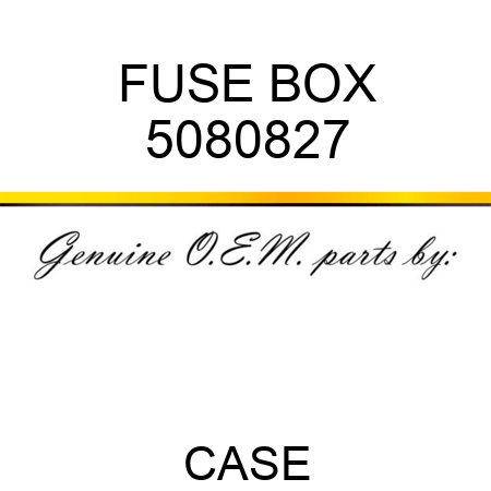 FUSE BOX 5080827