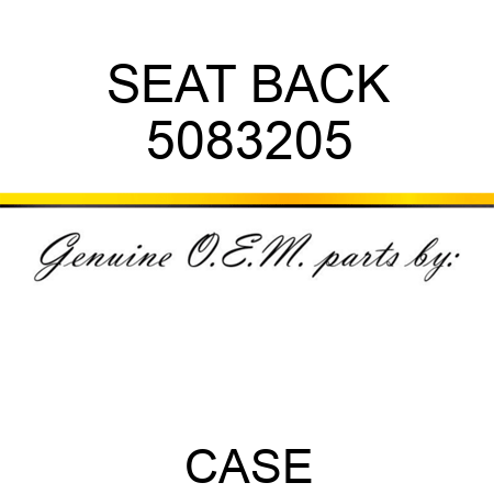 SEAT, BACK 5083205