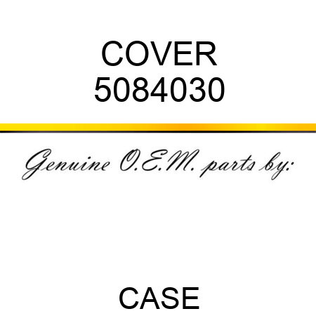 COVER 5084030