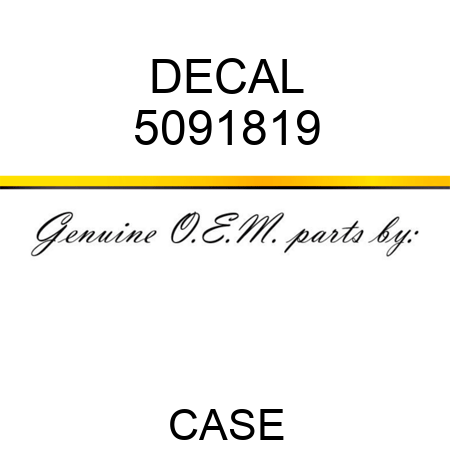 DECAL 5091819