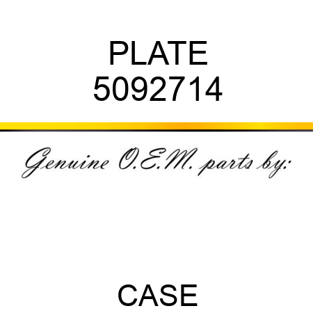PLATE 5092714