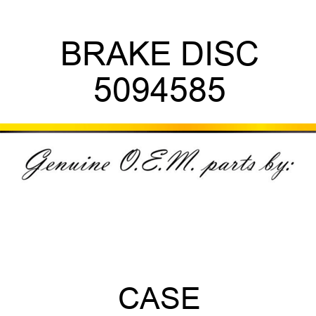 BRAKE DISC 5094585