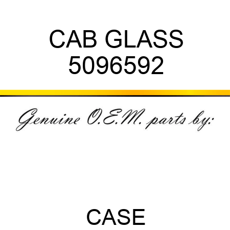 CAB GLASS 5096592