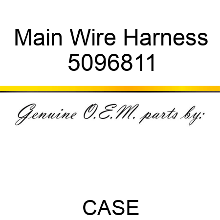 Main Wire Harness 5096811