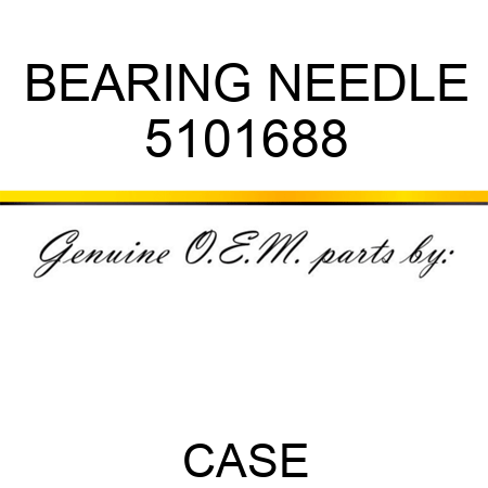 BEARING, NEEDLE 5101688