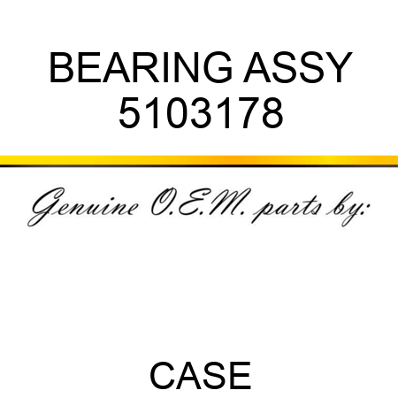 BEARING ASSY 5103178