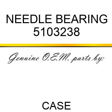 NEEDLE BEARING 5103238