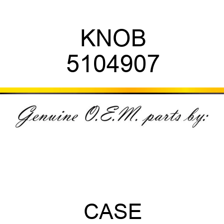 KNOB 5104907