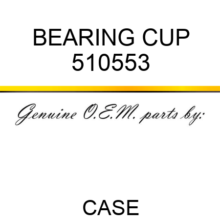 BEARING CUP 510553