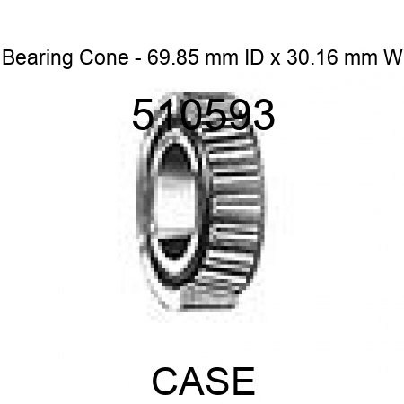 Bearing Cone - 69.85 mm ID x 30.16 mm W 510593