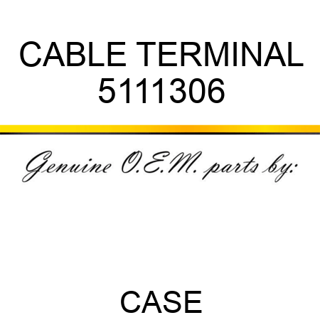 CABLE TERMINAL 5111306