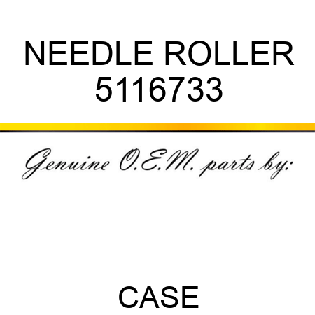 NEEDLE ROLLER 5116733