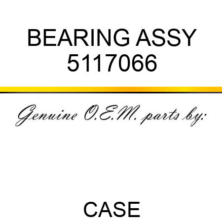 BEARING ASSY 5117066