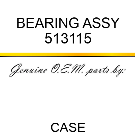BEARING ASSY 513115