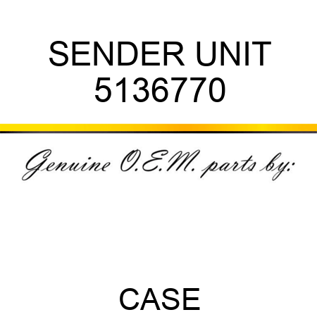 SENDER UNIT 5136770