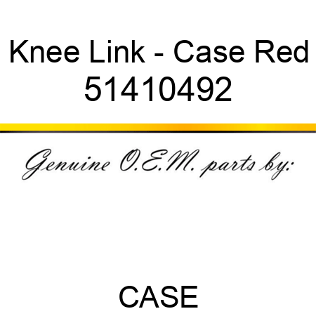 Knee Link - Case Red 51410492