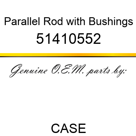 Parallel Rod with Bushings 51410552