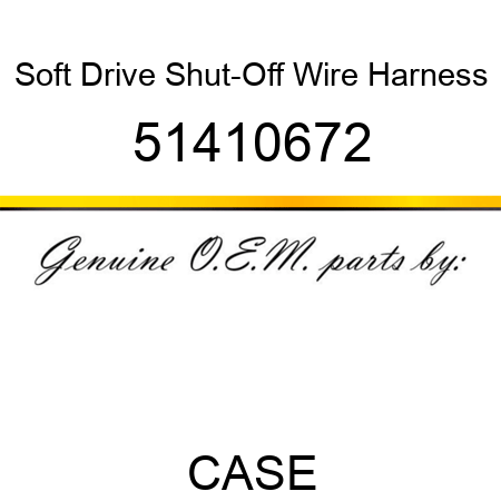 Soft Drive Shut-Off Wire Harness 51410672
